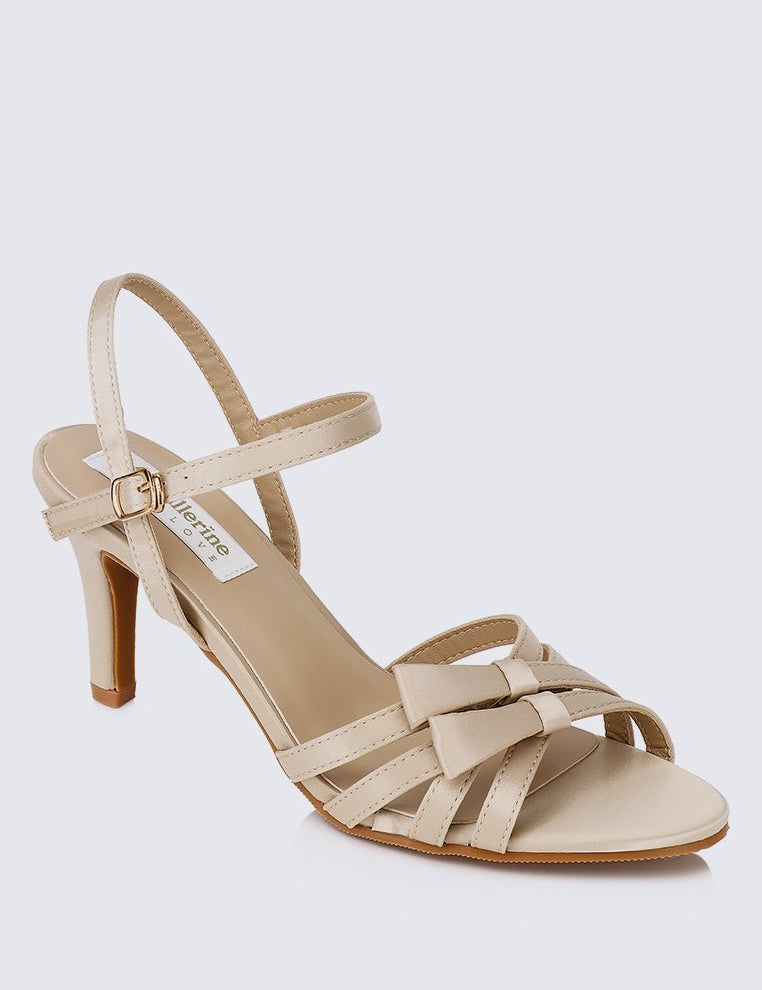 Melissa Comfy Heels In Almond - myballerine