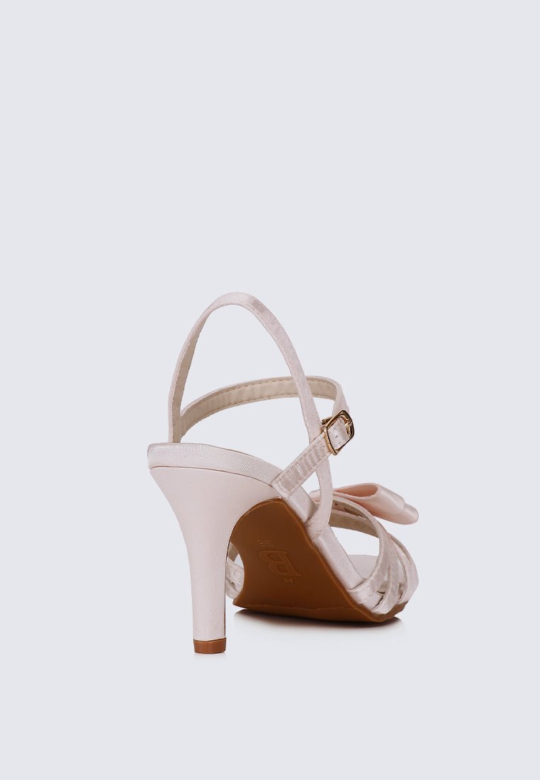 Melissa Comfy Heels In Ivory - myballerine