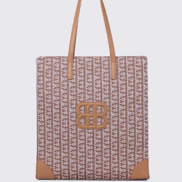 Melitta Printed Tote Bag In AlmondBags - myballerine