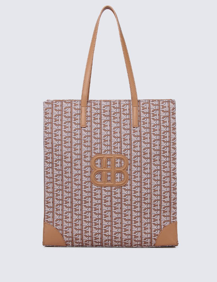 Melitta Printed Tote Bag In AlmondBags - myballerine