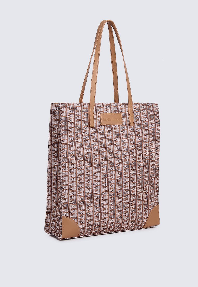 Melitta Printed Tote Bag In AlmondBags - myballerine