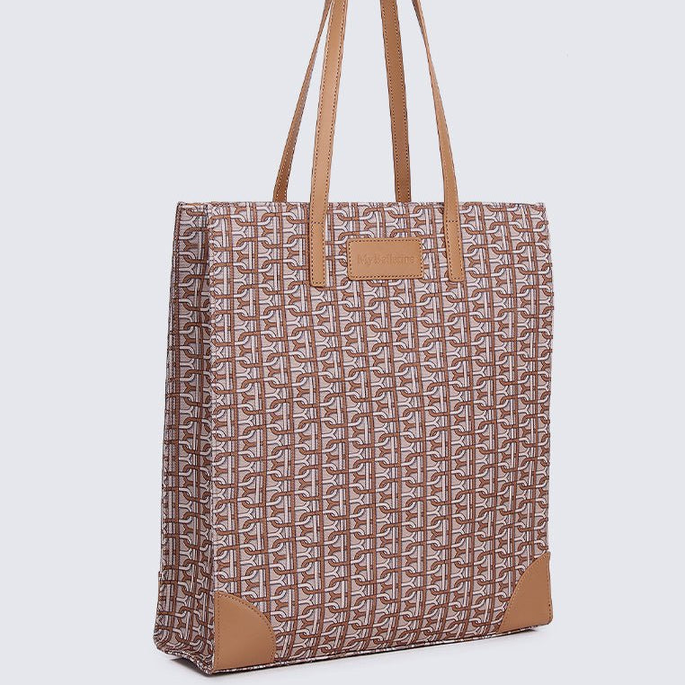 Melitta Printed Tote Bag In AlmondBags - myballerine