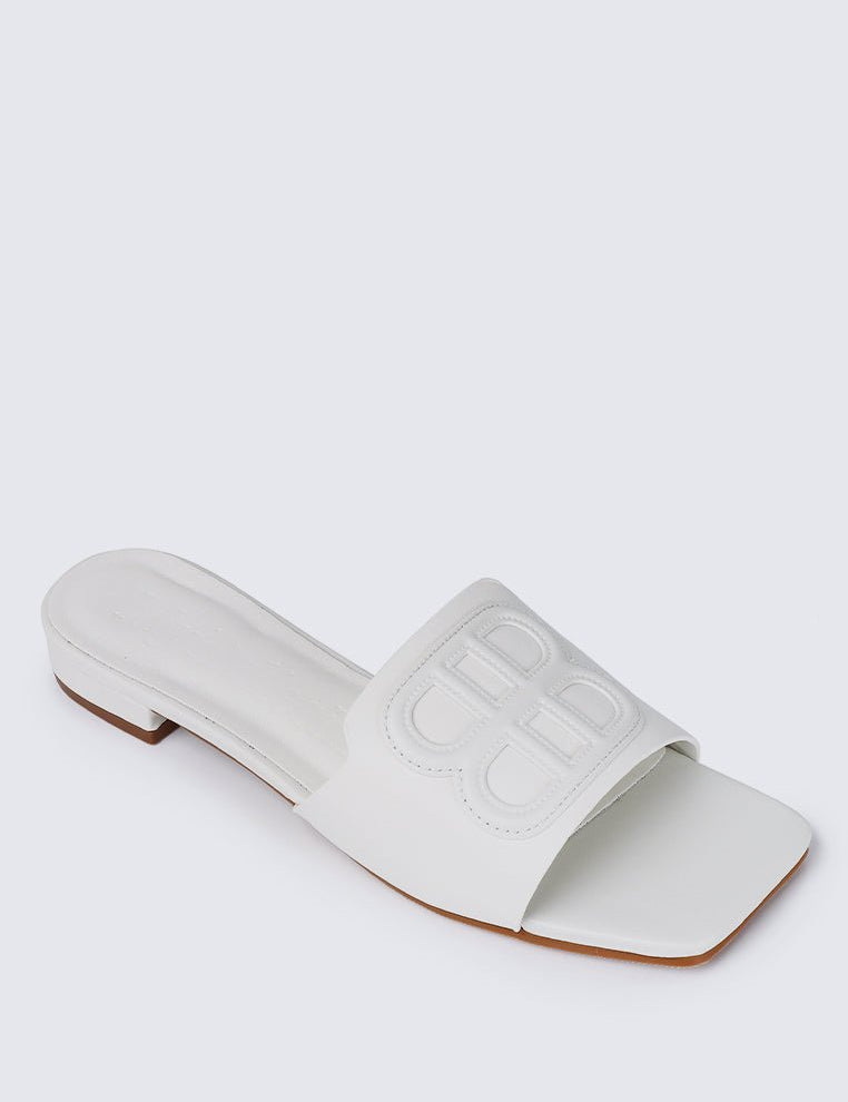 Michelle Comfy Sandals In WhiteShoes - myballerine