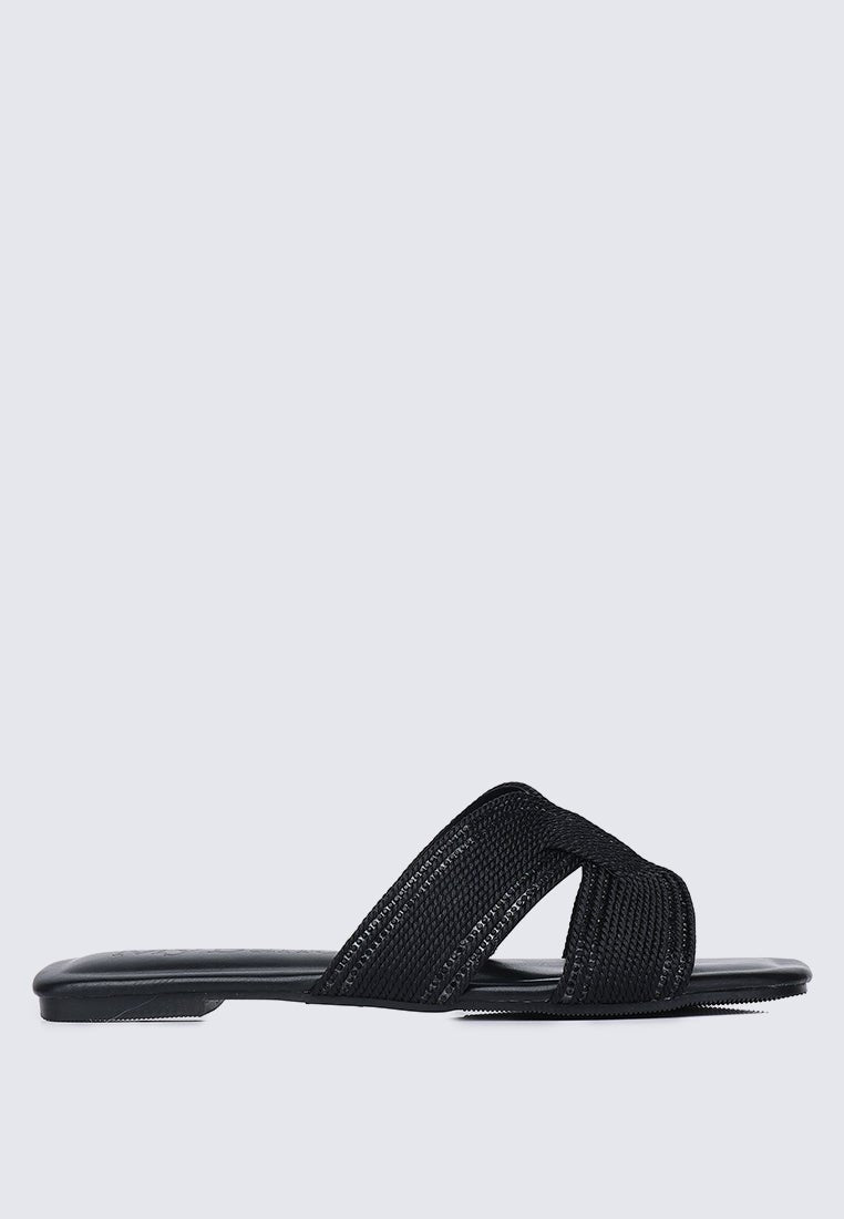 Mocca Comfy Sandals In BlackShoes - myballerine