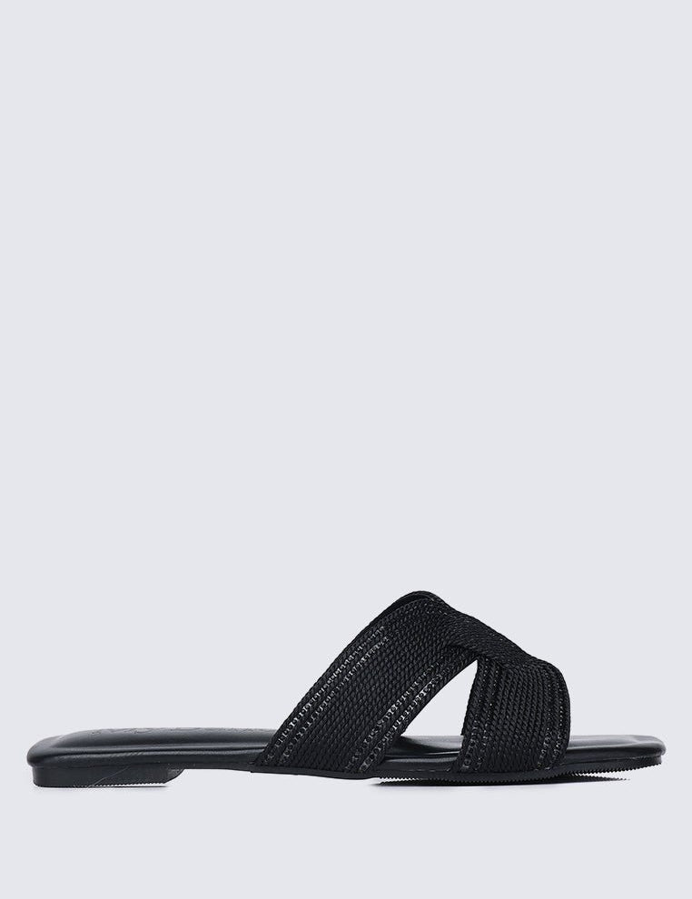 Mocca Comfy Sandals In BlackShoes - myballerine