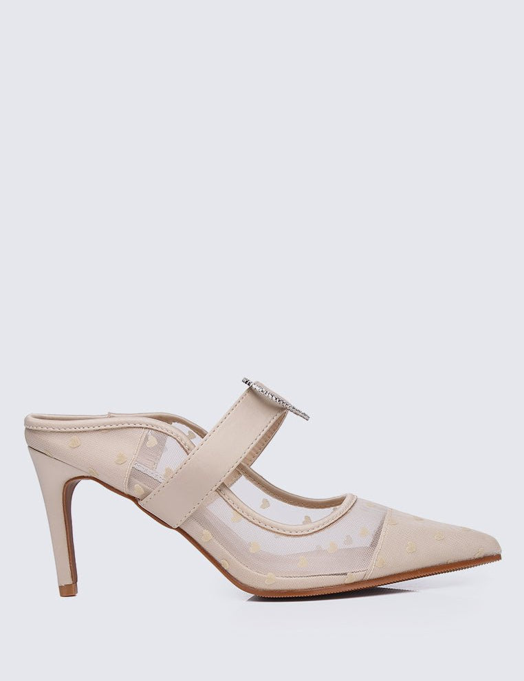 My Beloved Comfy Mules In Nude - myballerine