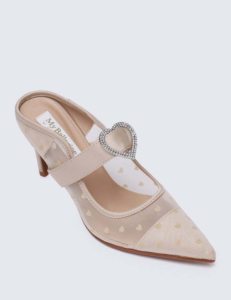 My Beloved Comfy Mules In Nude - myballerine