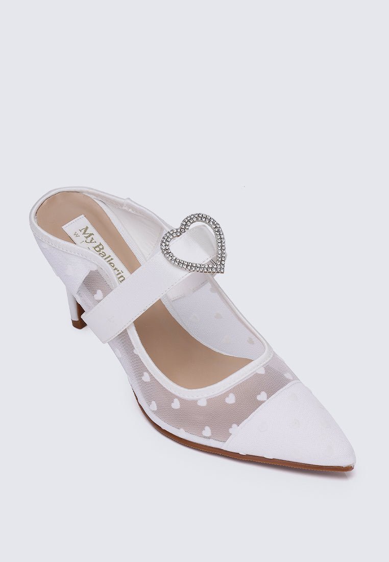 My Beloved Comfy Mules In White - myballerine