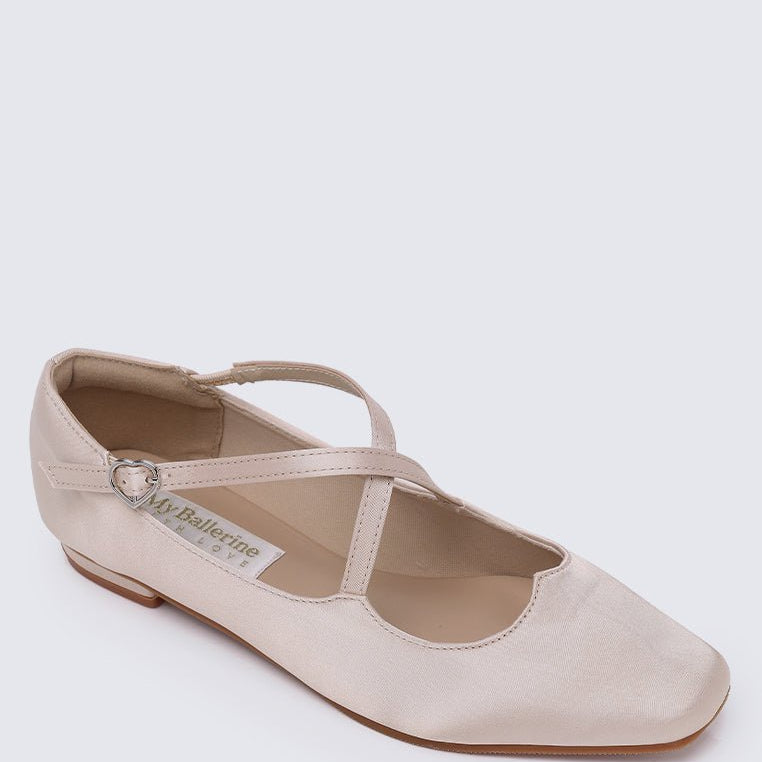 My Sweetheart Comfy Ballerina In Almond - myballerine