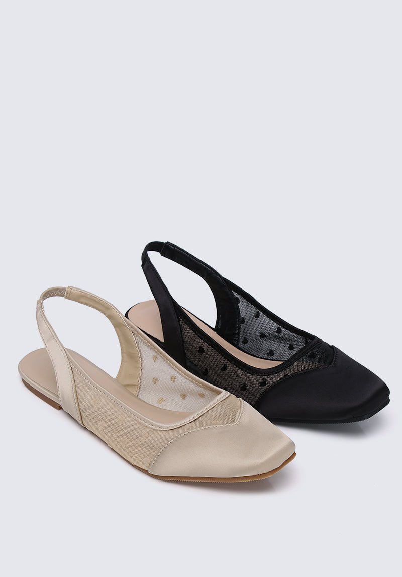 My Valentine Comfy Ballerina In Black - myballerine