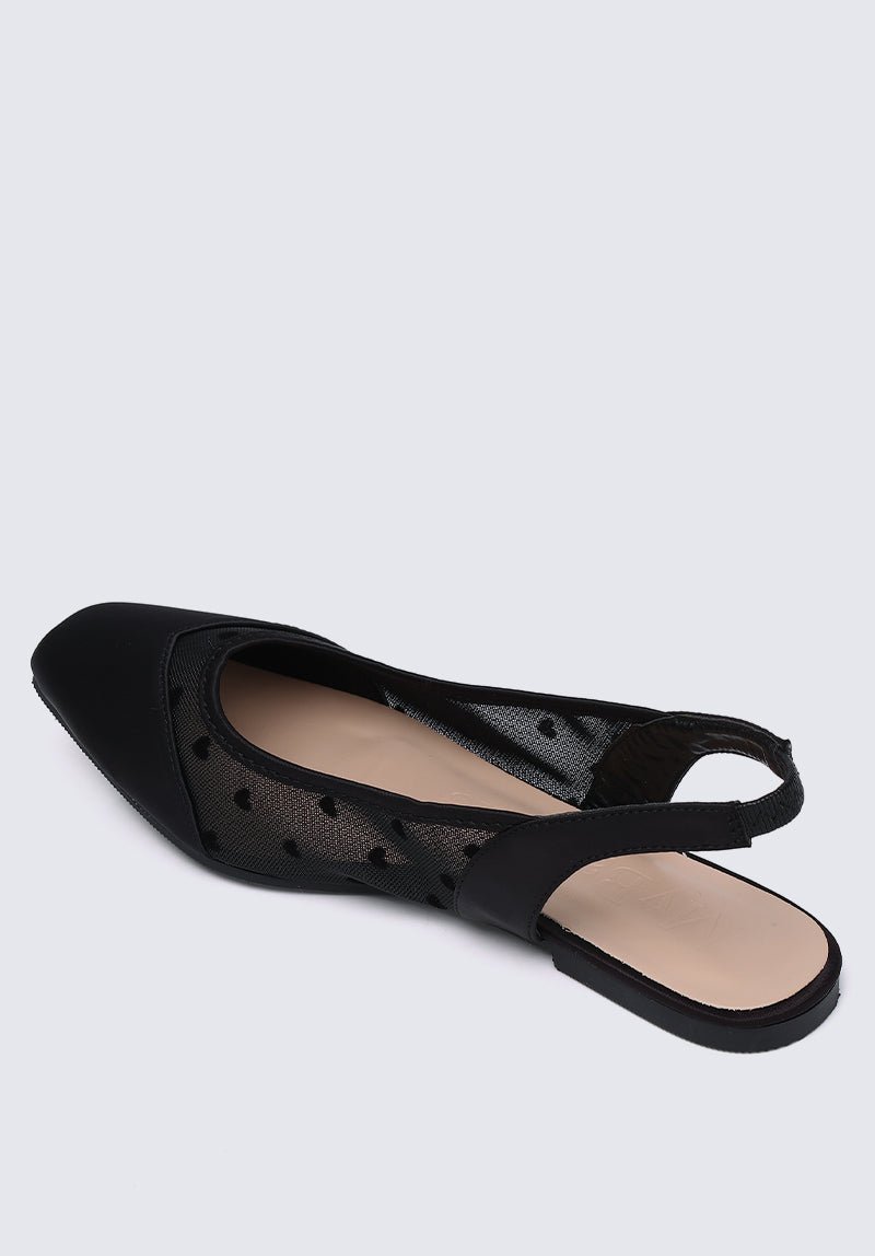 My Valentine Comfy Ballerina In Black - myballerine