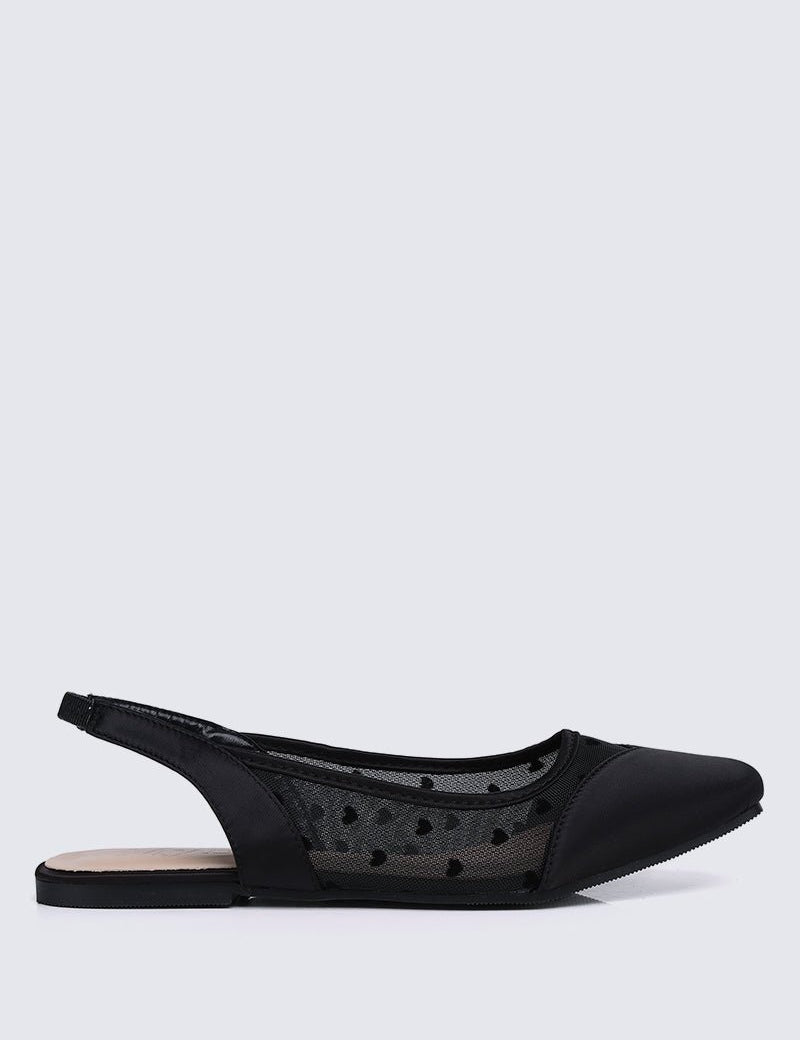 My Valentine Comfy Ballerina In Black - myballerine