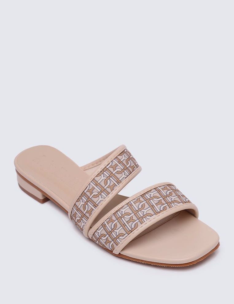 Myra Comfy Sandals In AlmondShoes - myballerine