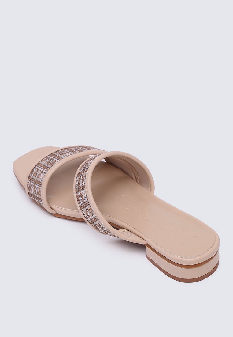 Myra Comfy Sandals In AlmondShoes - myballerine