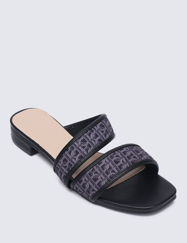 Myra Comfy Sandals In BlackShoes - myballerine