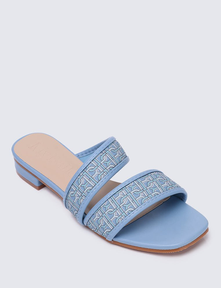 Myra Comfy Sandals In BlueShoes - myballerine