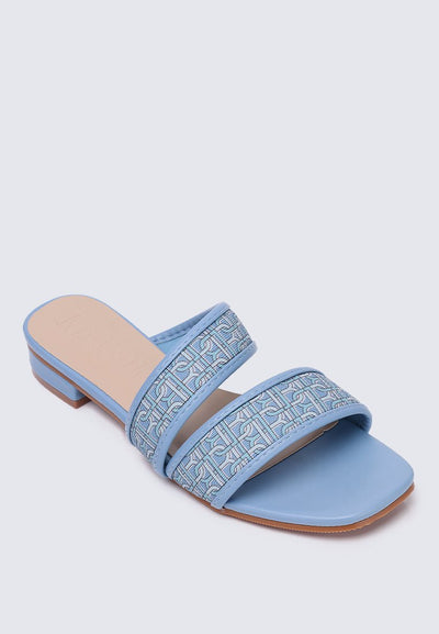 Myra Comfy Sandals In BlueShoes - myballerine