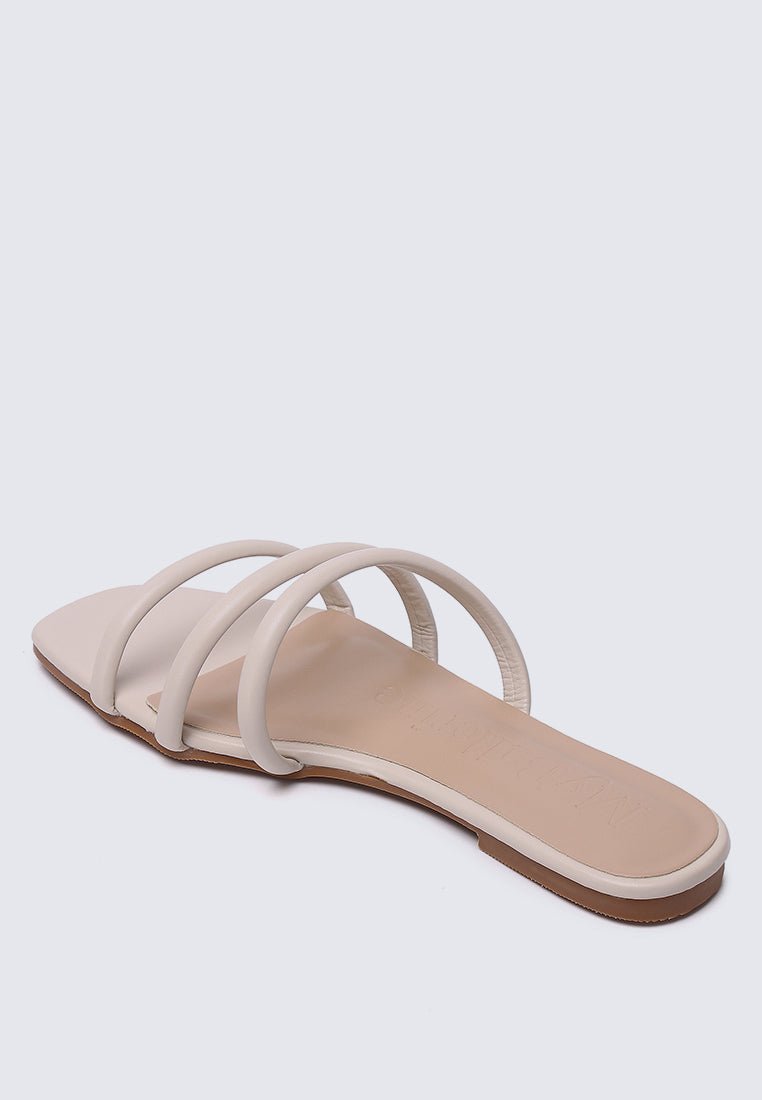 Nevaeh Comfy Sandals In BeigeShoes - myballerine