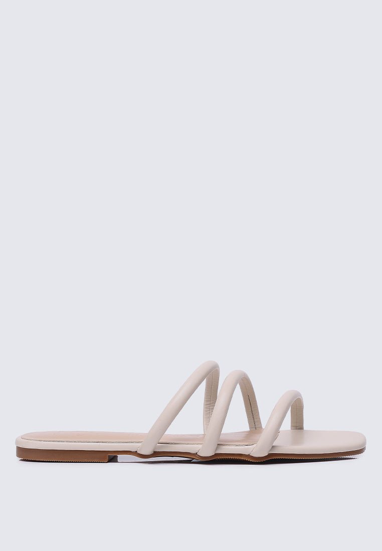 Nevaeh Comfy Sandals In BeigeShoes - myballerine