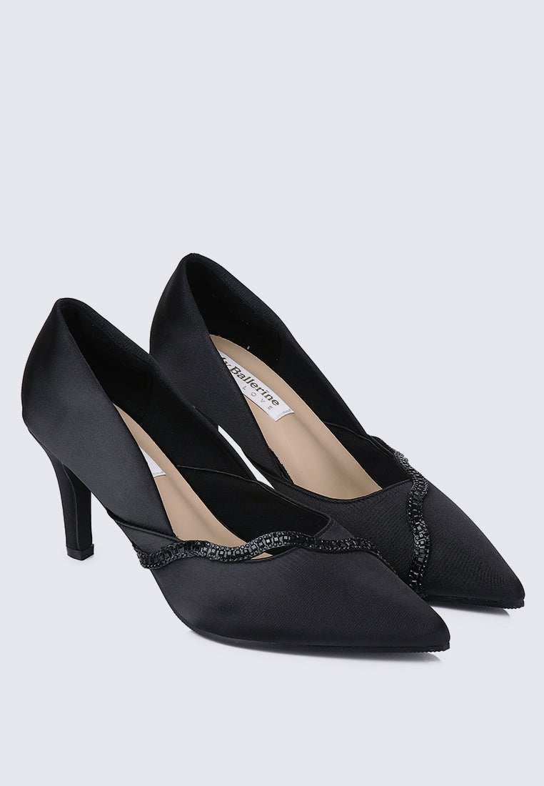 Nicole Comfy Pumps In BlackShoes - myballerine