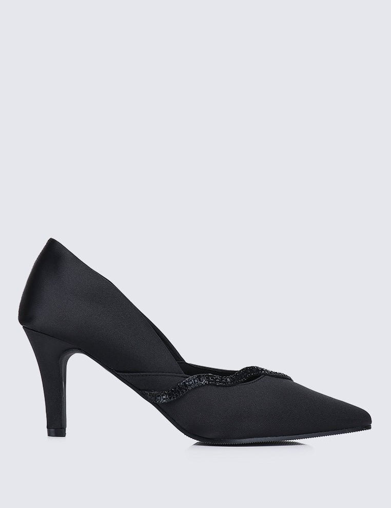 Nicole Comfy Pumps In BlackShoes - myballerine