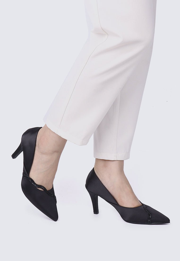 Nicole Comfy Pumps In BlackShoes - myballerine