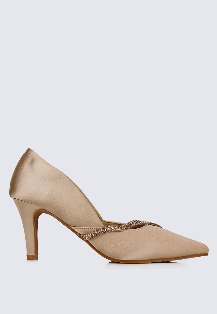 Nicole Comfy Pumps In ChampagneShoes - myballerine