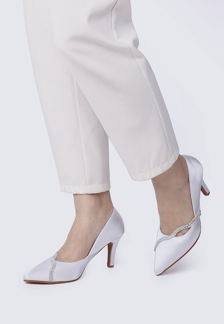 Nicole Comfy Pumps In SilverShoes - myballerine