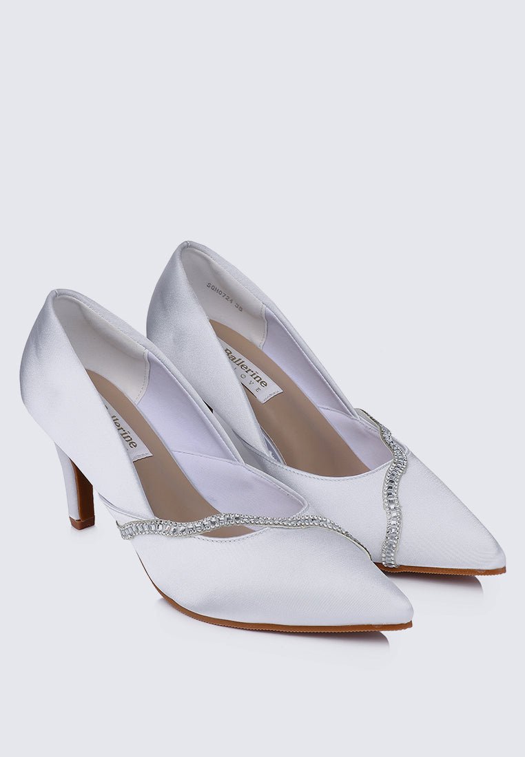 Nicole Comfy Pumps In SilverShoes - myballerine