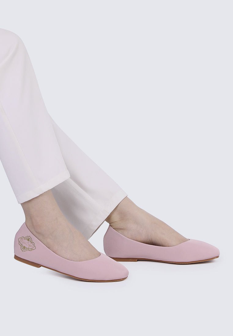 Oh, To Be Loved Comfy Ballerina In BlushShoes - myballerine