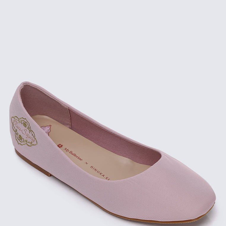 Oh, To Be Loved Comfy Ballerina In BlushShoes - myballerine