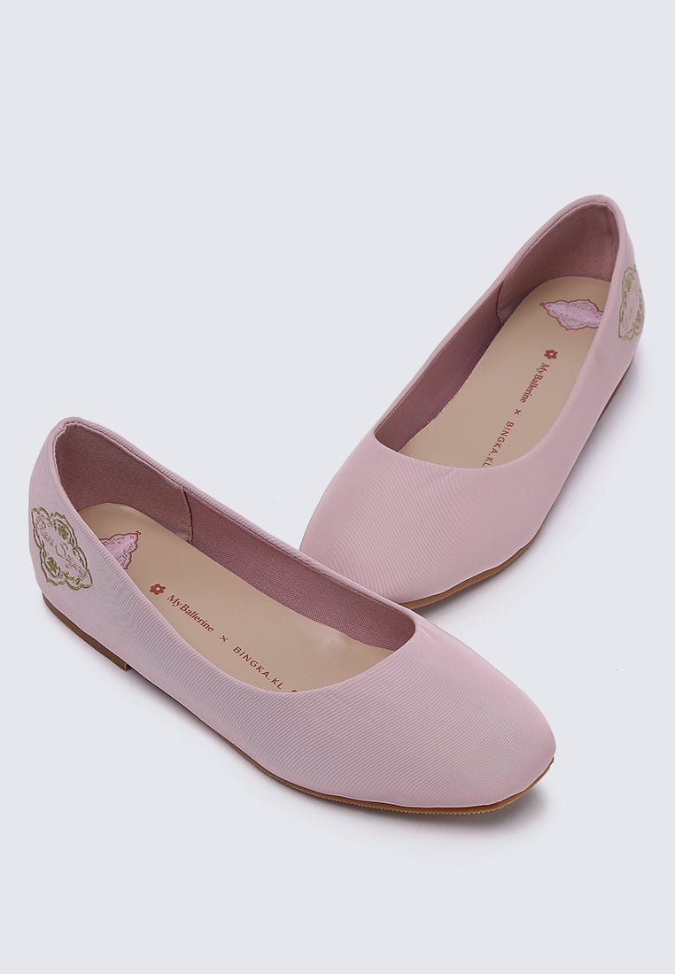 Oh, To Be Loved Comfy Ballerina In BlushShoes - myballerine