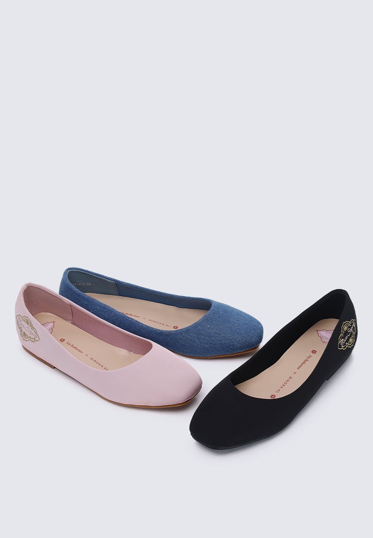 Oh, To Be Loved Comfy Ballerina In BlushShoes - myballerine