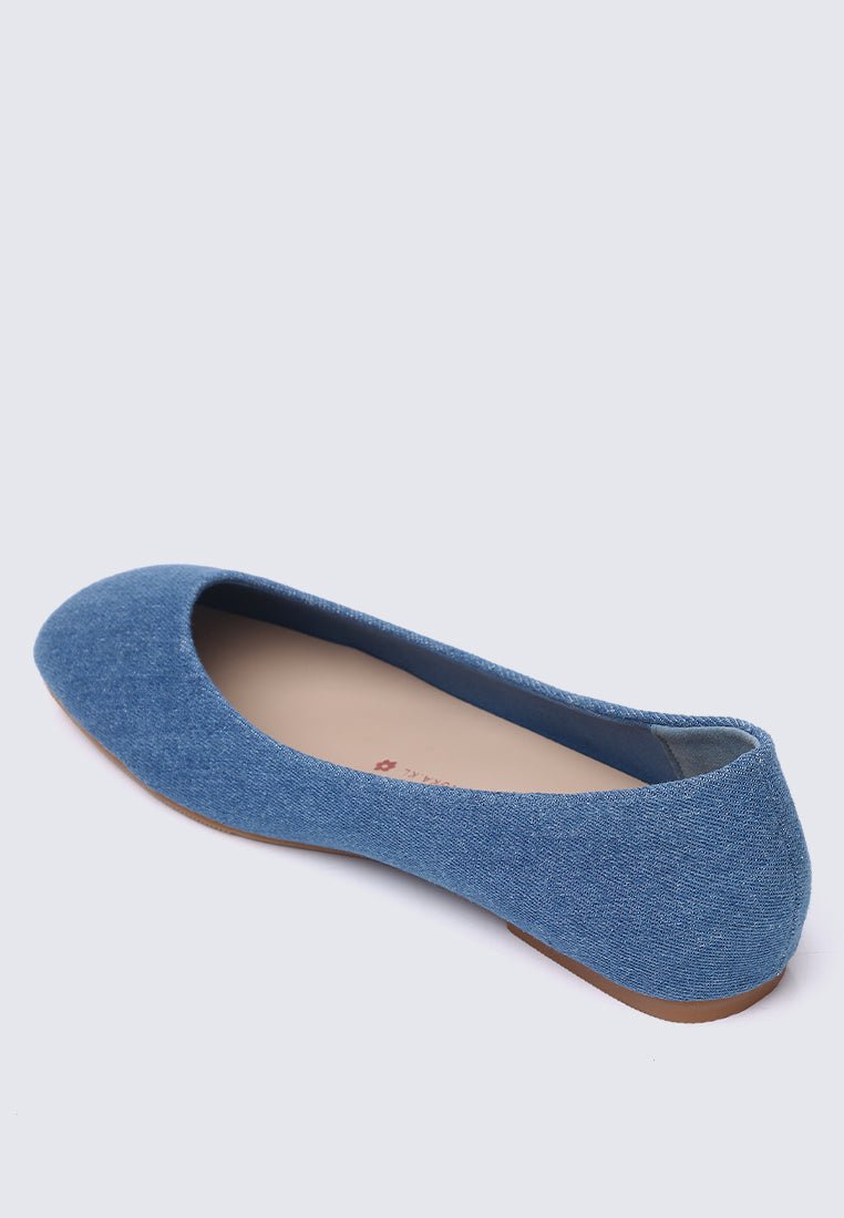 Oh, To Be Loved Comfy Ballerina In DenimShoes - myballerine