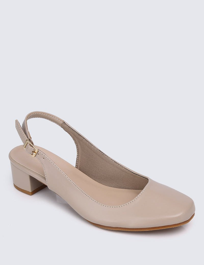 Palmer Comfy Heels In AlmondShoes - myballerine