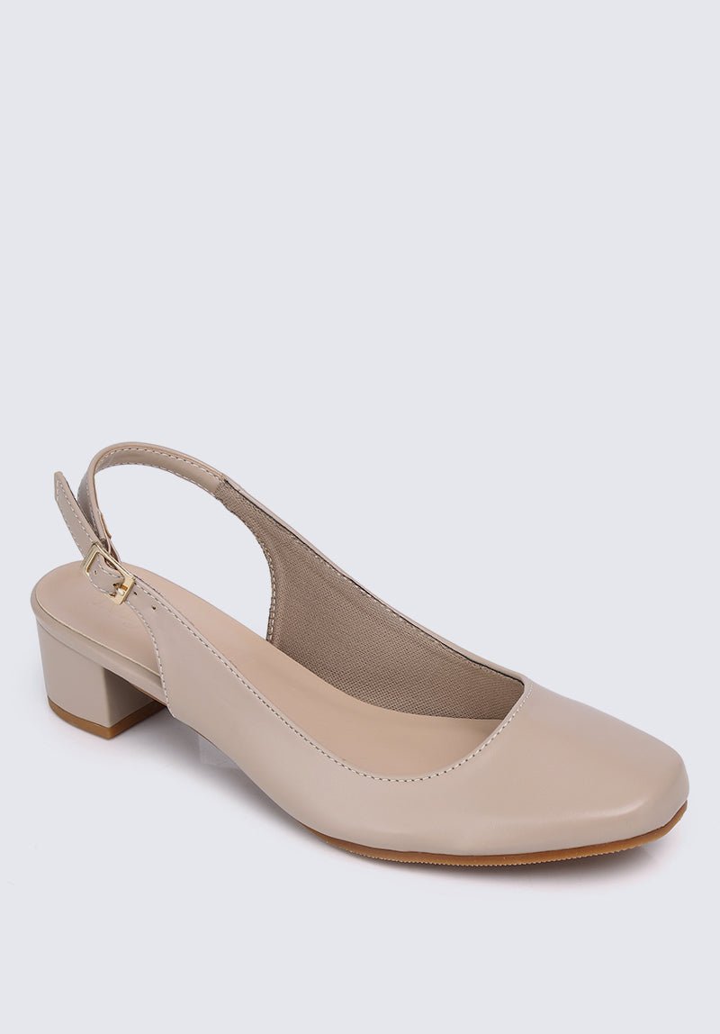 Palmer Comfy Heels In AlmondShoes - myballerine