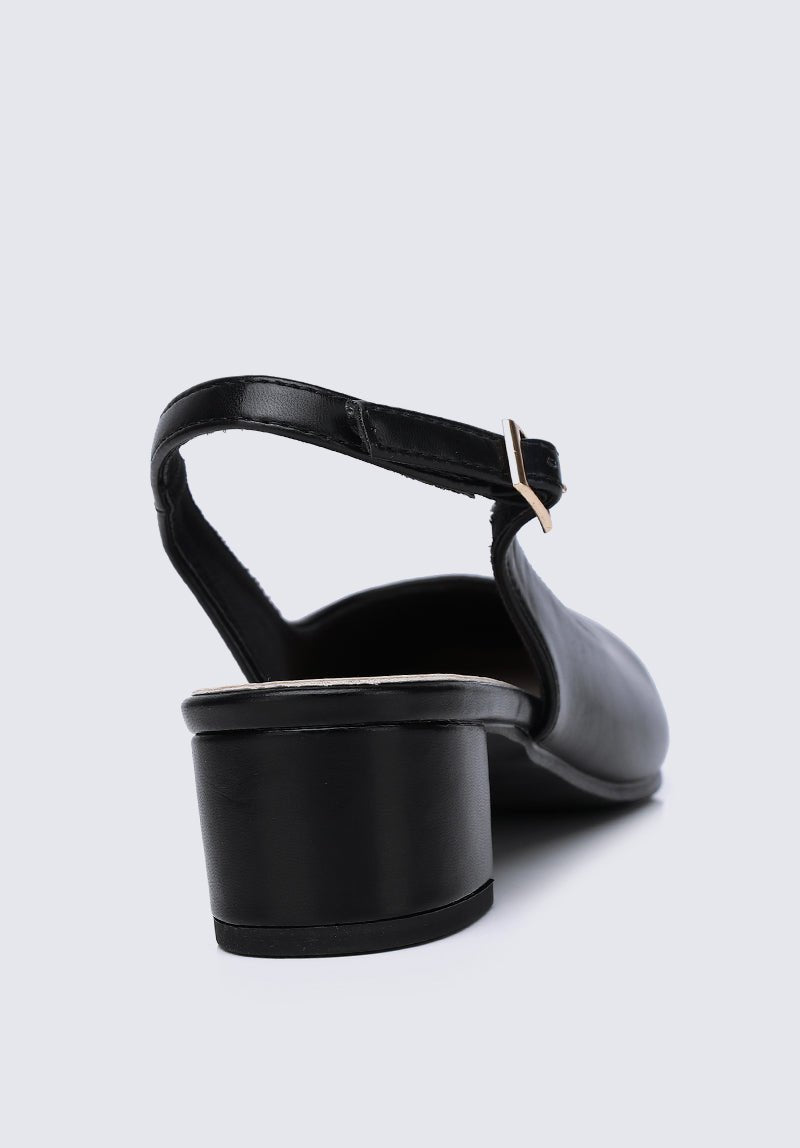 Palmer Comfy Heels In Black - myballerine