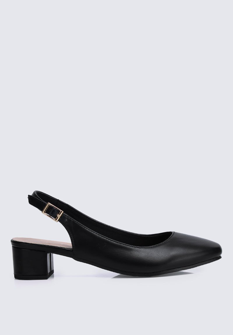 Palmer Comfy Heels In Black - myballerine