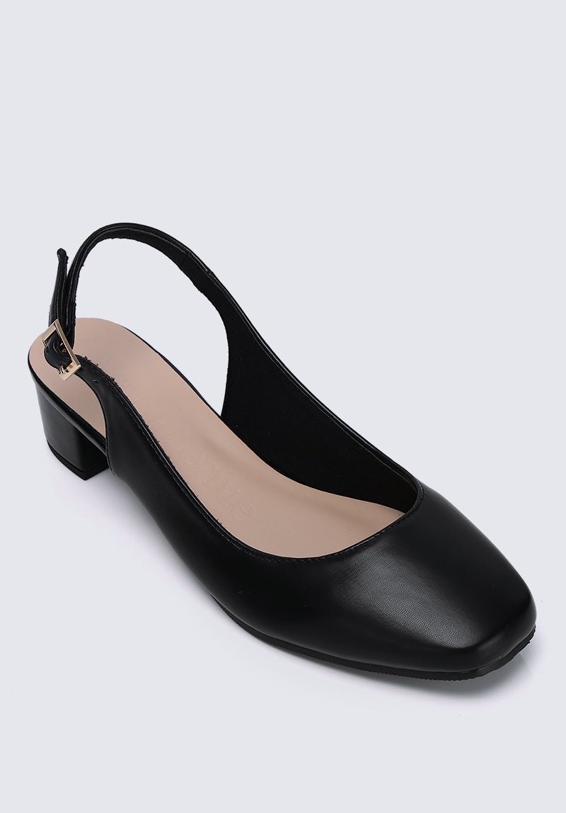 Palmer Comfy Heels In Black - myballerine