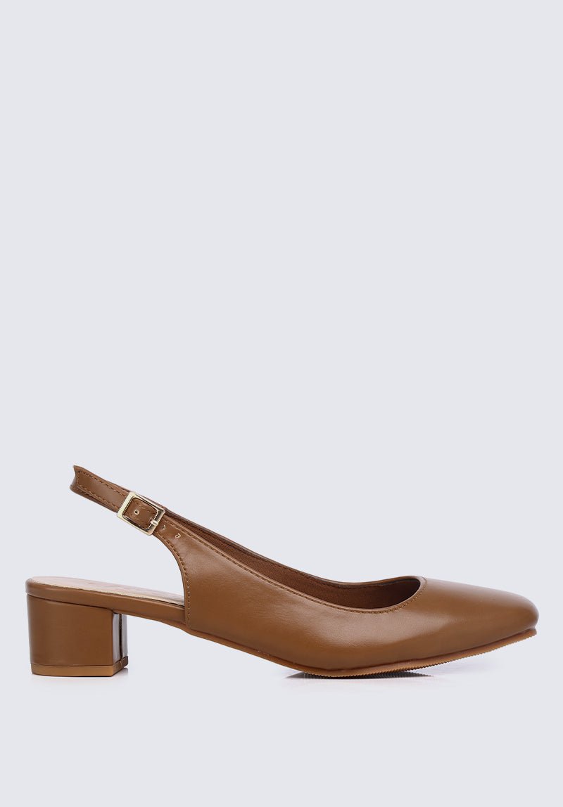 Palmer Comfy Heels In BrownShoes - myballerine