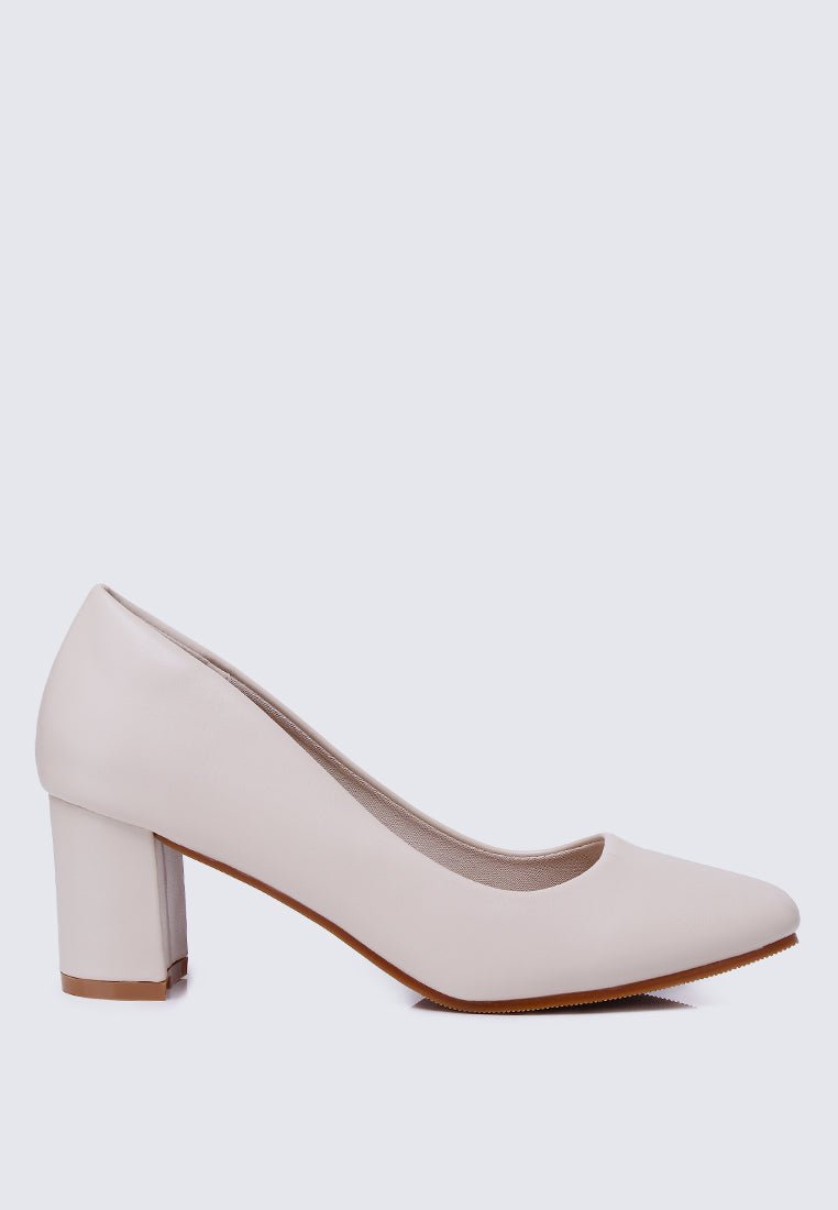 Pauline Comfy Heels In Beige - myballerine