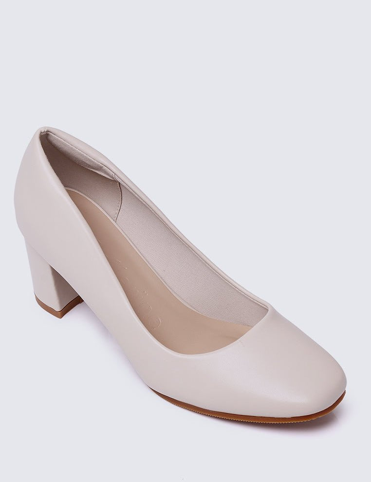 Pauline Comfy Heels In Beige - myballerine