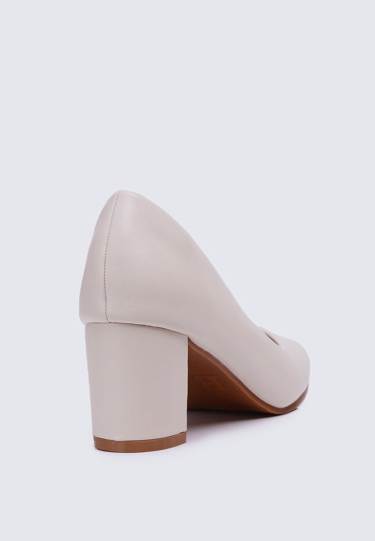 Pauline Comfy Heels In Beige - myballerine