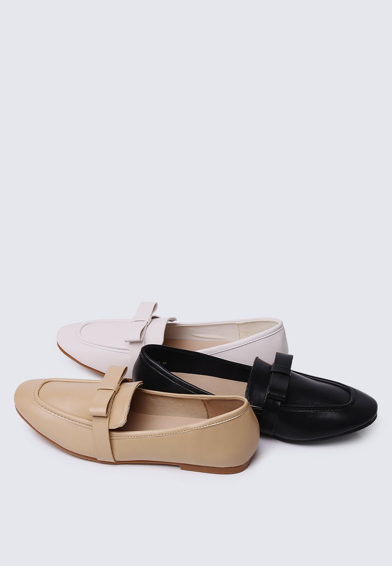 Penelope Comfy Loafers In BeigeShoes - myballerine