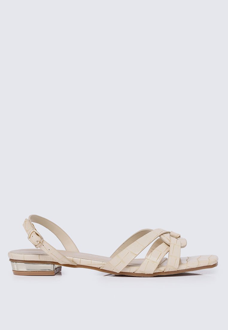 Penny Comfy Sandals In Beige - myballerine