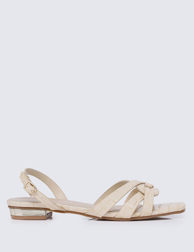 Penny Comfy Sandals In Beige - myballerine