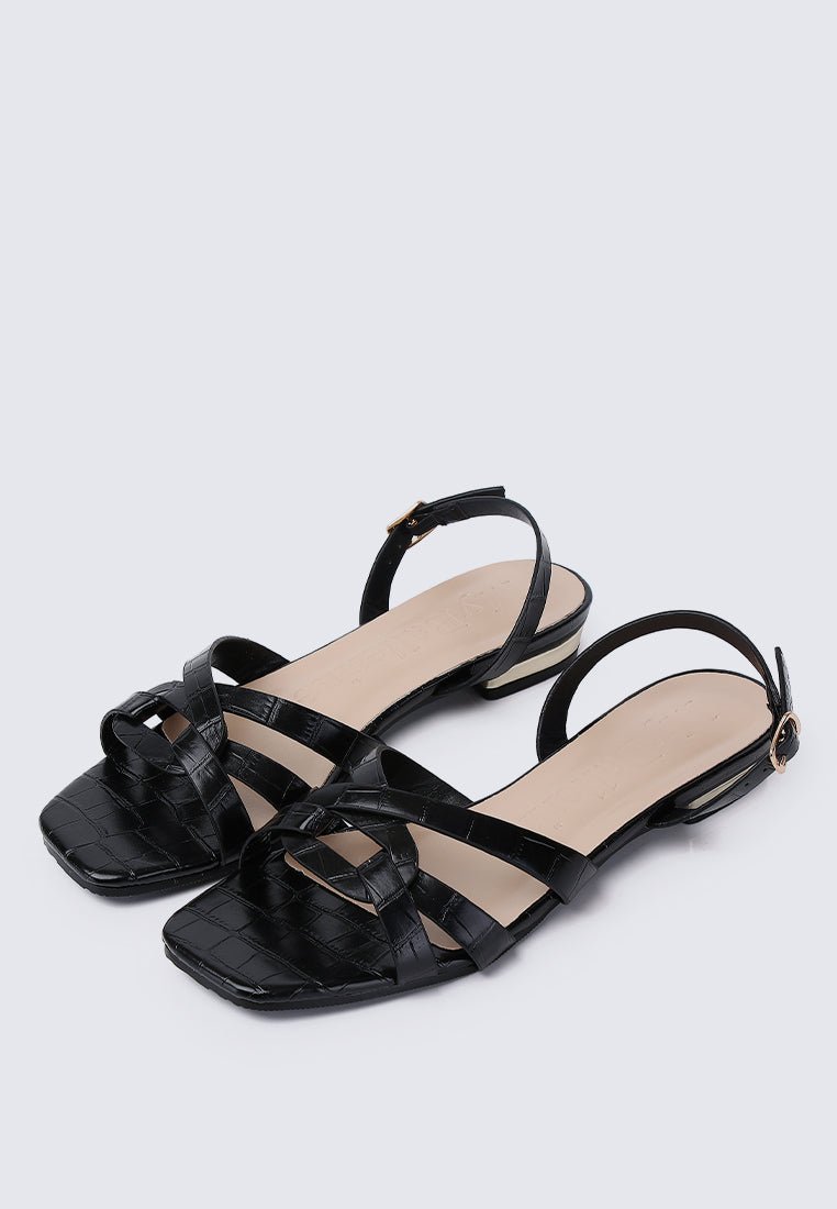 Penny Comfy Sandals In Black - myballerine