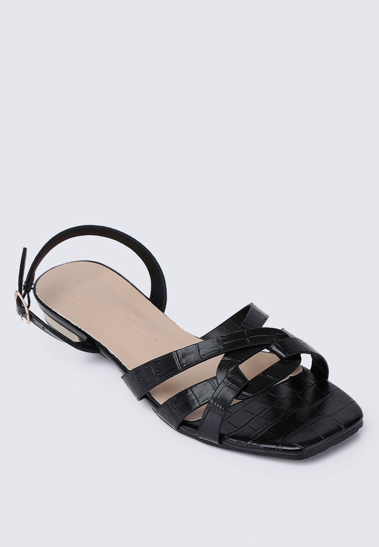 Penny Comfy Sandals In Black - myballerine