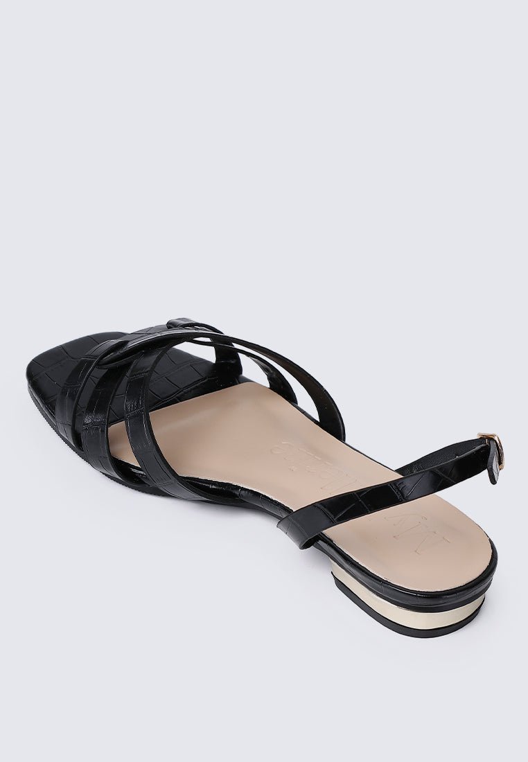 Penny Comfy Sandals In Black - myballerine