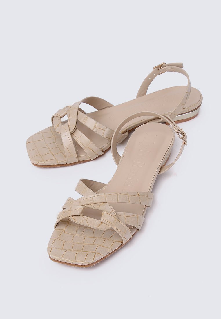 Penny Comfy Sandals In Taupe - myballerine